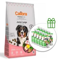 Calibra Dog Premium Line Junior Large 12 kg + 10 x przekąski GRATIS