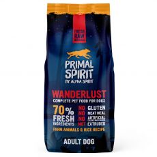 Primal Spirit Dog 70% Wanderlust - kurczak i łosoś 12kg