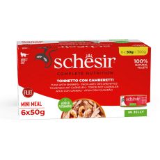 Schesir Multipack tuńczyk z krewetkami 6 x 50 g