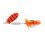 Abu Garcia Rotačka Reflex White Spinners 12g Orange