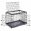 Klatka dla psa Ferplast SUPERIOR 120 nero 118 x 77 x 82,5 cm
