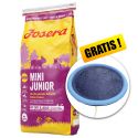 JOSERA Mini Junior 15 kg + Splash Play Mat GRATIS