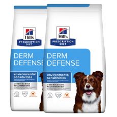 Hill\'s Prescription Diet Canine Derm Defense 2 x 12 kg