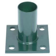 Strend Pro METALTEC stopka, 38 mm, do słupka okrągłego, zielona, do kotwienia, RAL6005