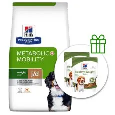 Hill's Prescription Diet Canine Meta+Mobility 12 kg + 2x przekąski GRATIS
