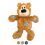 Kong Knots Wild Bear - Niedźwiedź zabawka dla psa XS