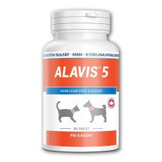 ALAVIS 5 preparat wspierający stawy, dla psów i kotów - 90 tab.