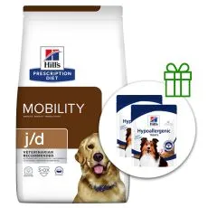 Hill's Prescription Diet Canine j/d 12 kg + 2x przekąski GRATIS