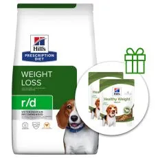 Hill's Prescription Diet Canine r/d 10 kg + 2x przekąski GRATIS