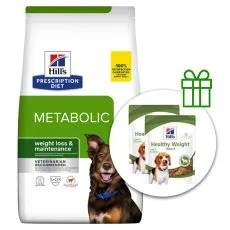 Hill's Prescription Diet Canine Metabolic Weight Management Lamb 12 kg + 2x przekąski GRATIS