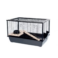 Klatka dla gryzoni i małych zwierząt Bunny 80 De Luxe CZARNA