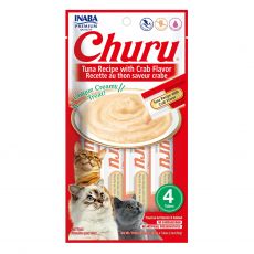 Inaba Churu Puree cat Tuńczyk o smaku kraba 4 x 14 g