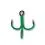 Madcat A-Static Treble 6X Hook 4x 3/0