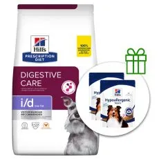 Hill's Prescription Diet Canine i/d Low Fat AB+ 12 kg + 2x przekąski GRATIS