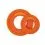 Latający talerz dla ps&oacute;w Ruffwear Hydro Plane - Campfire Orange, L