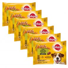 Pedigree Mieszana selekcja z warzywami w sosie 6 x (4 x 100 g)