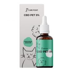 CURE POINT CBD Pet 5% olej bez smaku, 10 ml