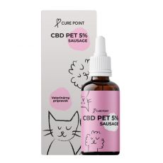 CURE POINT CBD Pet 5% olejek o smaku kiełbasy, 10 ml