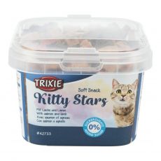 Trixie Soft Snack Kitty Stars - gwiazdki łososia i jagnięciny 140 g