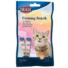 Trixie Cat Creamy Snack - tuńczyk i biała ryba 5 x 14 g