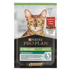 PURINA PRO PLAN CAT STERILISED MAINTENANCE saszetka z wołowiną 85 g