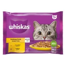 Whiskas saszetki Wyb&oacute;r drobiu w galarecie 4 x 85 g