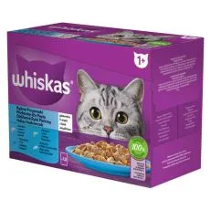 Whiskas saszetki wyb&oacute;r ryb w galarecie 12 x 85 g