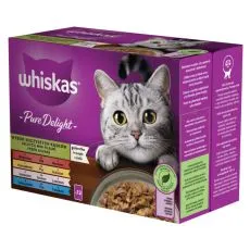 Whiskas saszetki Pure Delight mieszany wyb&oacute;r w galaretce 12 x 85 g