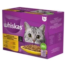 Whiskas saszetki drobiowy wyb&oacute;r w soku 12 x 85 g