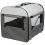 Trixie T-Camp transporter nylonowy M-L szary 95 x 75 x 70 cm