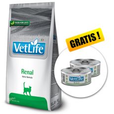 Farmina Vet Life Renal Feline 2kg + 2 x 85g konserwy GRATIS