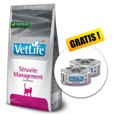 Farmina Vet Life Struvite Management Feline 2kg + 2 x 85g konserwy GRATIS