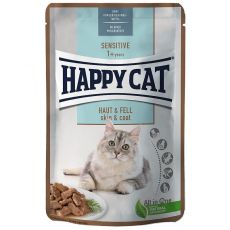 Saszetka Happy Cat Sensitive Haut & Fell / Skóra i sierść, 85 g