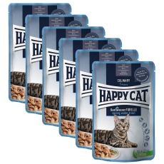 Saszetka Happy Cat Culinary Quellwasser-Forelle / Pstrąg 6 x 85g