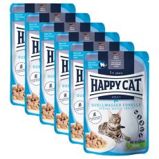 Saszetka Happy Cat Culinary Quellwasser-Forelle / pstrąg 6 x 85 g