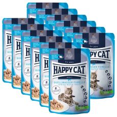 Saszetka Happy Cat Culinary Quellwasser-Forelle / pstrąg 12 x 85 g