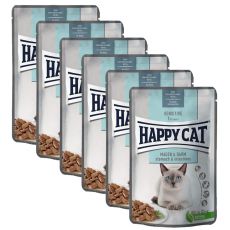 Saszetka Happy Cat Sensitive Magen & Darm / Żołądek i jelita 6 x 85 g