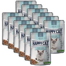 Saszetka Happy Cat Sensitive Magen & Darm / Żołądek i jelita 12 x 85 g