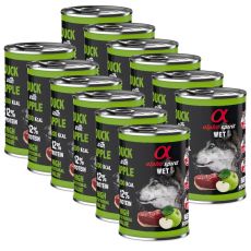 Alpha Spirit Dog Wet - Kaczka & Zielone Jabłko 12 x 400 g